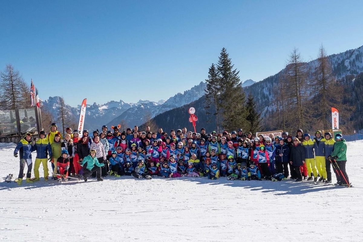 Ski camp group